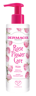 Flower care - krémové mydlo na ruky - Ruže
